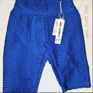 Last chance! Relisting! Ara Sports Womens Blue Biker Short High Waist